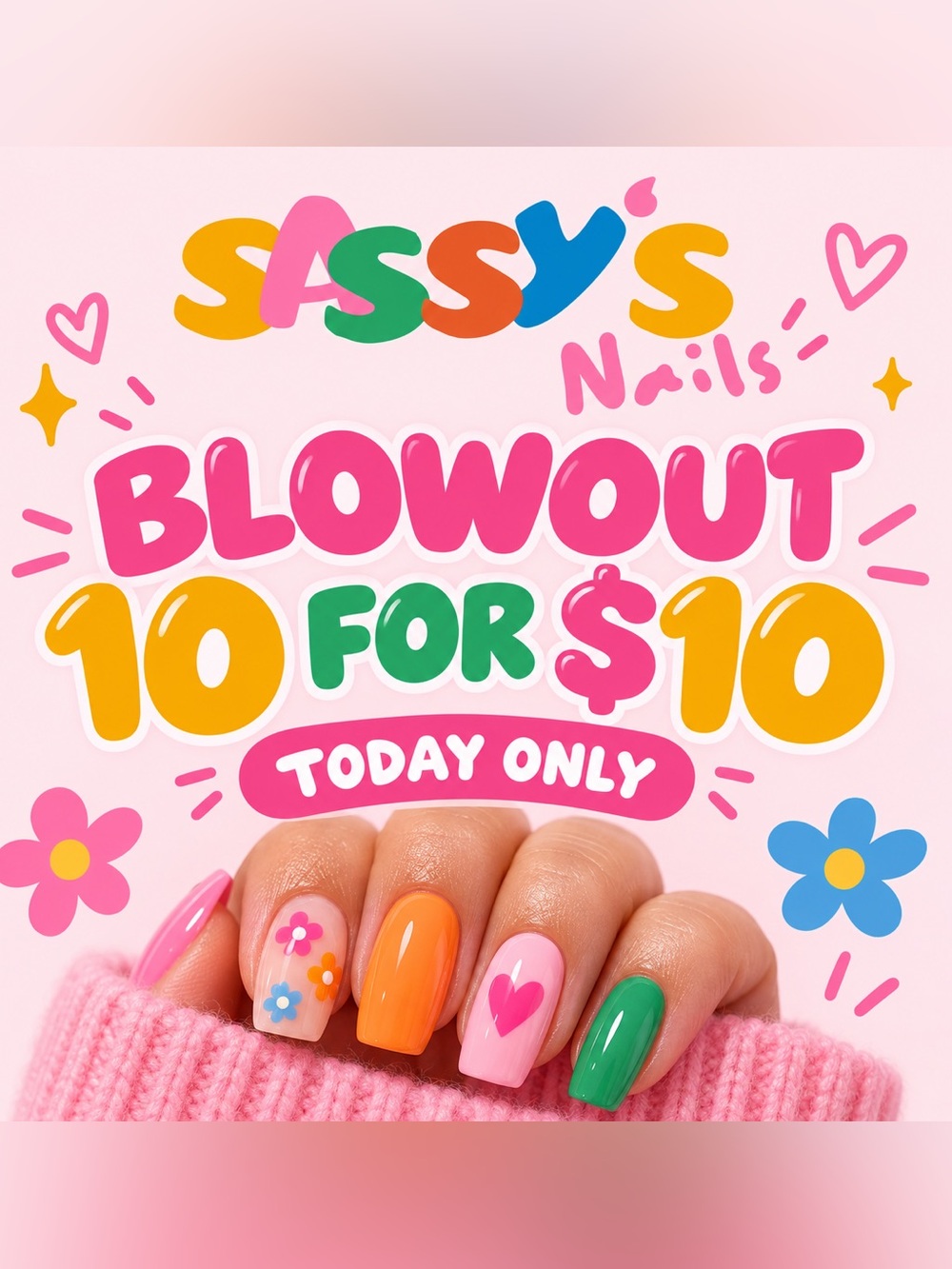Sassy’s Nails Blowout!!!!
